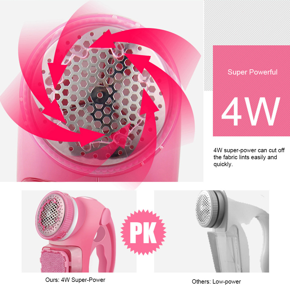 Máy cắt lông xù quần áo mini dùng 2 pin AA - GD041