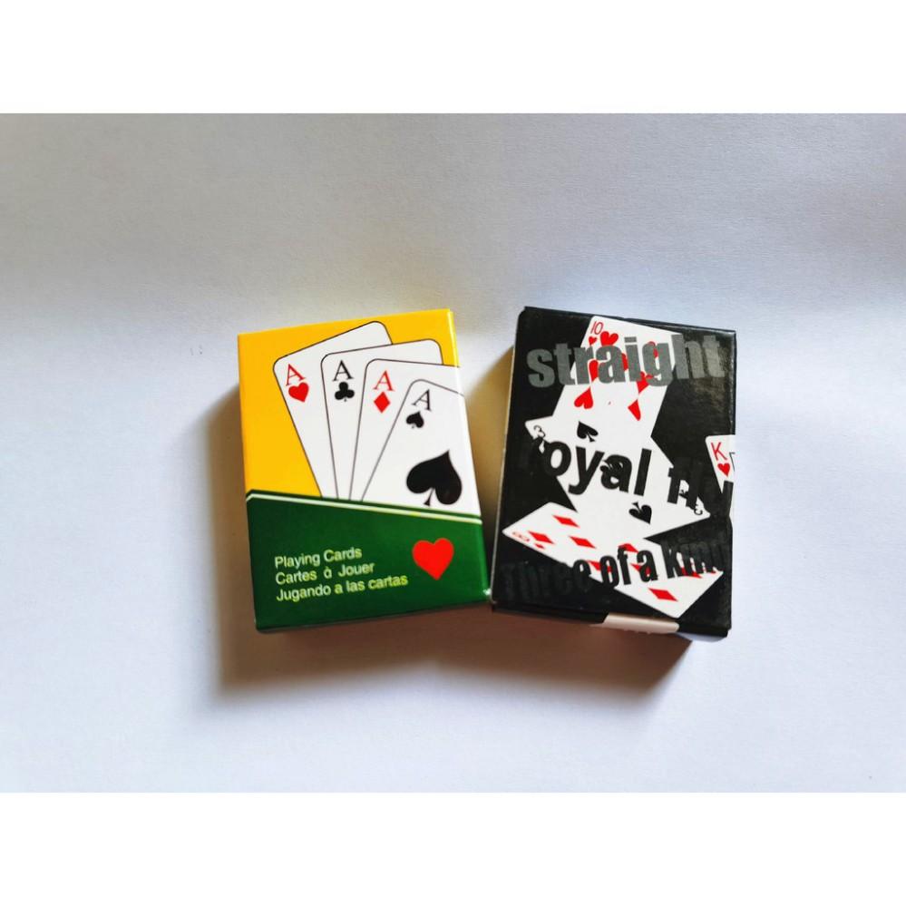 Bộ bài Poker mini tỉ lệ 1:12 độc đáo dành cho nhà búp bê