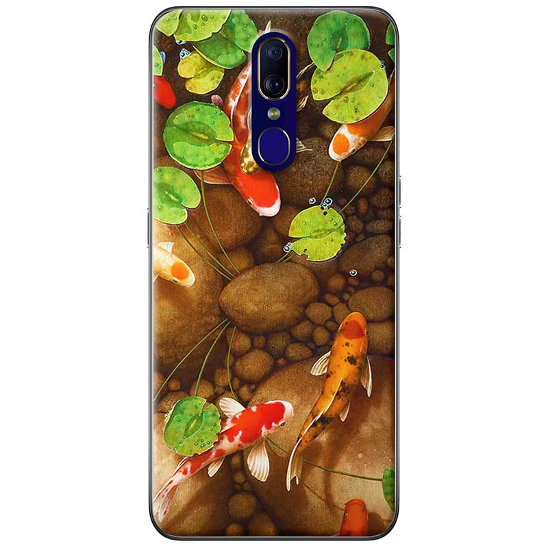Ốp lưng dành cho Oppo F11 mẫu Cá koi