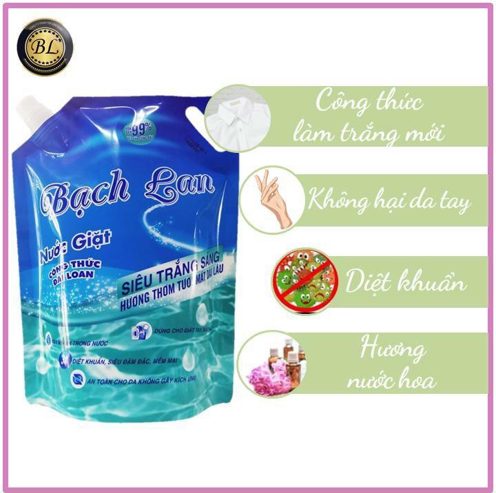 Nước giặt Bạch Lan Siêu Trắng Sángt túi 1.8kg