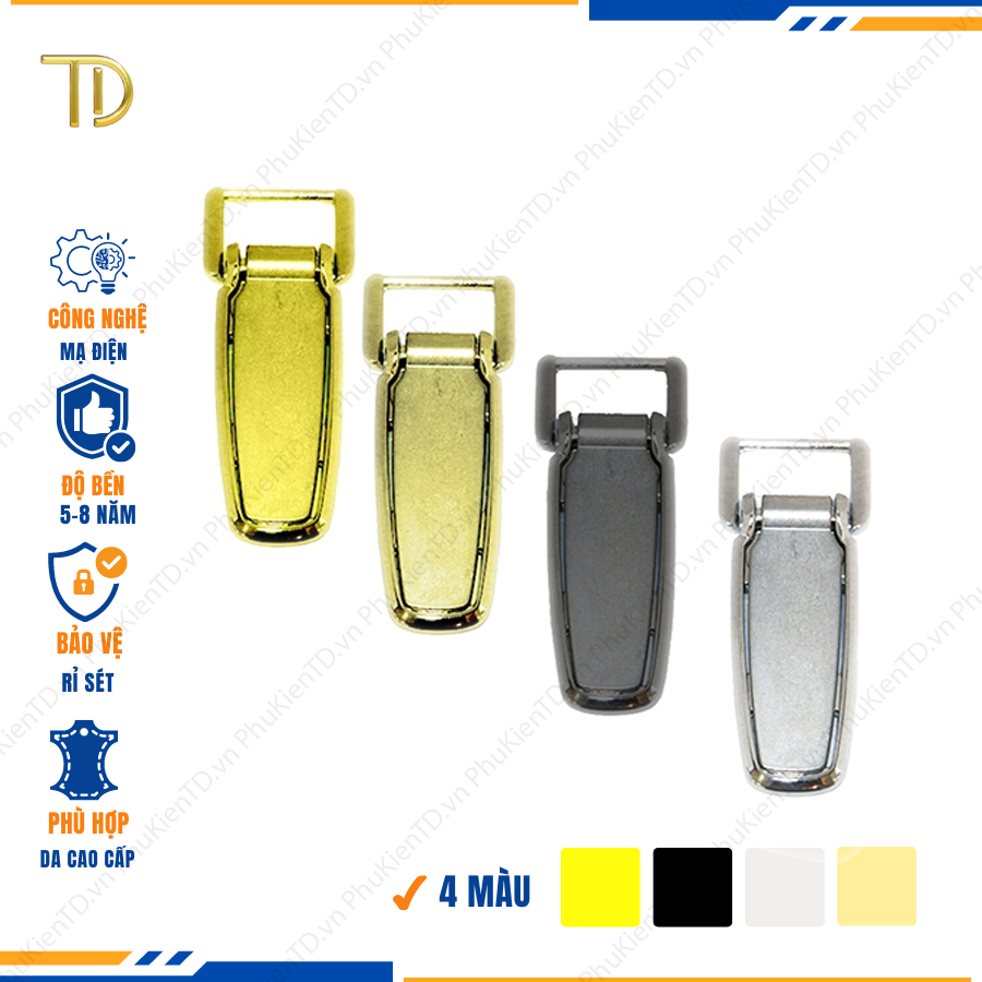 Khoen quai túi xách, Khoen d túi xách cao cấp công nghệ mạ điện độ bền 5-8 năm