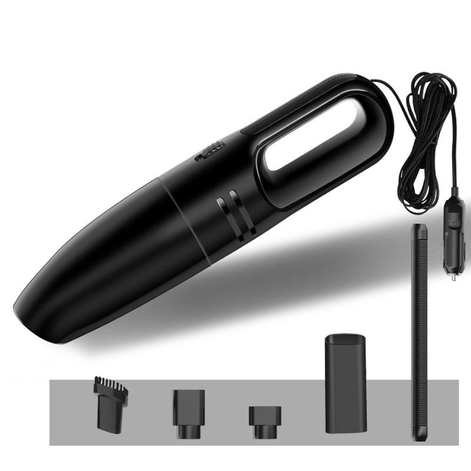 Portable Car Vacuum Cleaner, High Power Corded/Cordless Handheld Vacuum,12V 120W 6000PA for Car Interior Detailing Cleaning