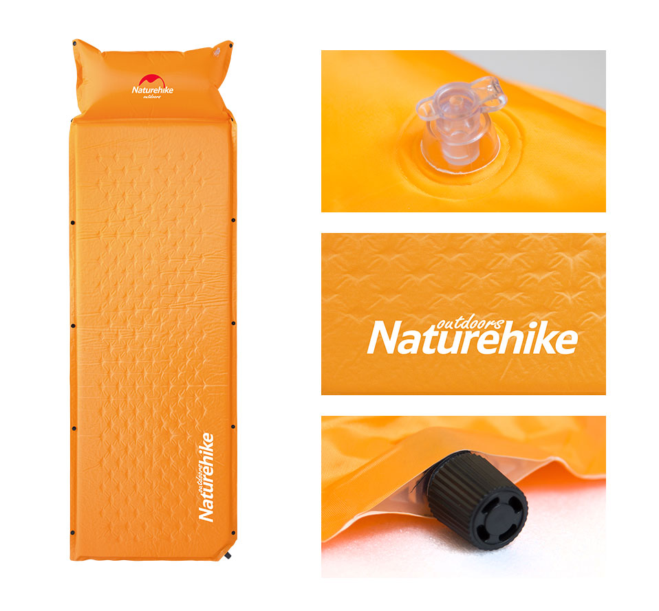 Đệm Hơi Liền Gối Một Người Naturehike Dành Cho Văn Phòng, Du Lịch, Dã Ngoại NH15Q002-D