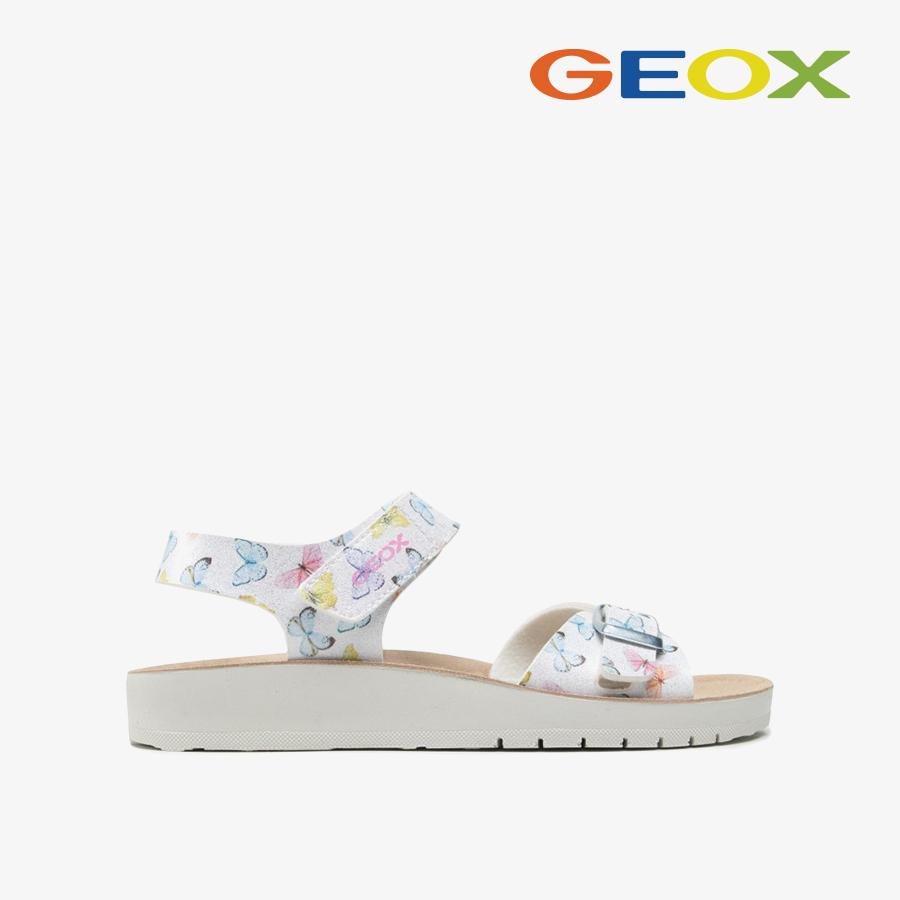 Giày Sandals Bé Gái GEOX J S.Costarei G. B - Trắng - 36