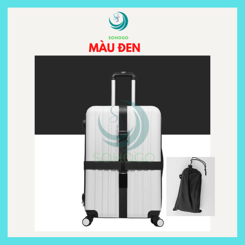 Dây Đai Vali Chữ Thập 4m Khóa Gài- Dây Buộc Vali An Toàn Chữ Thập Dây Chằng Vali Du Lịch- Dây Đai Khóa Vali 4 Chiều Dây Bảo Vệ Hành Lý Cao Cấp Dây Đai Hành Lý Đa Năng Dây Quấn Vali Chống Bung Dây Khoá Vali Chữ Thập 2 Trong 1