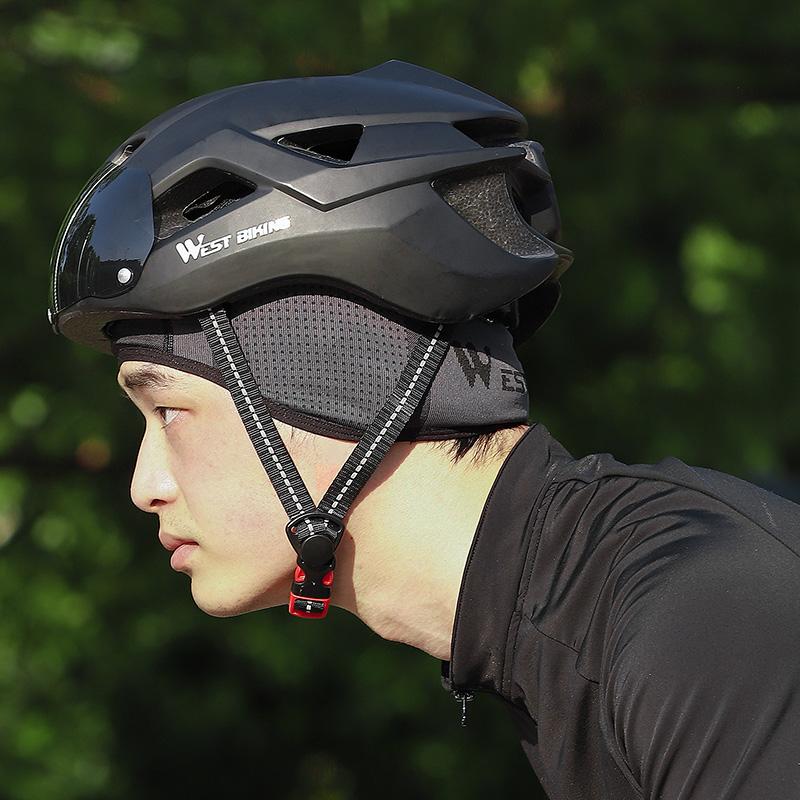WEST BIKING Mũ dệt kim Mũ đi xe đạp Bảo vệ tai chống gió MTB Xe đạp chạy Xe máy Mũ bảo hiểm xe đạp Lót thể thao Mũ sọ Màu sắc: Mũ sọ