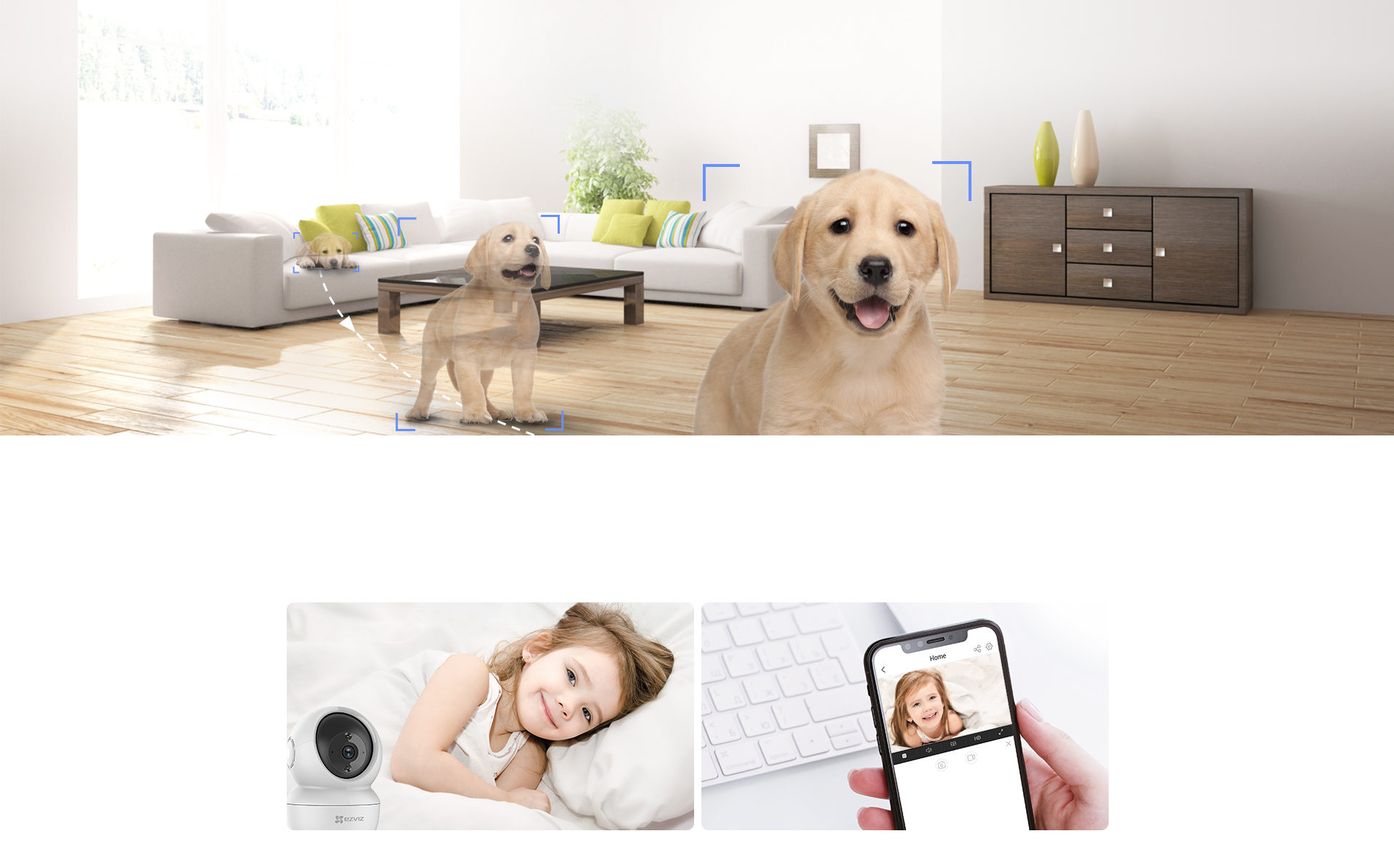 Camera wifi Ezviz C6N không dây xoay 360 độ đàm thoại 2 chiều - Siêu Nét