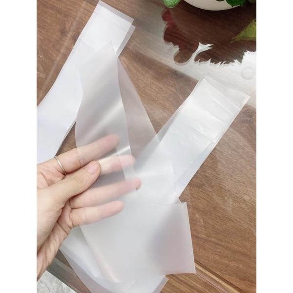 Túi Chữ T 1Kg Đựng Trà Sữa, Cà Phê,…Gọn Nhẹ Mẫu Ép Dẻo