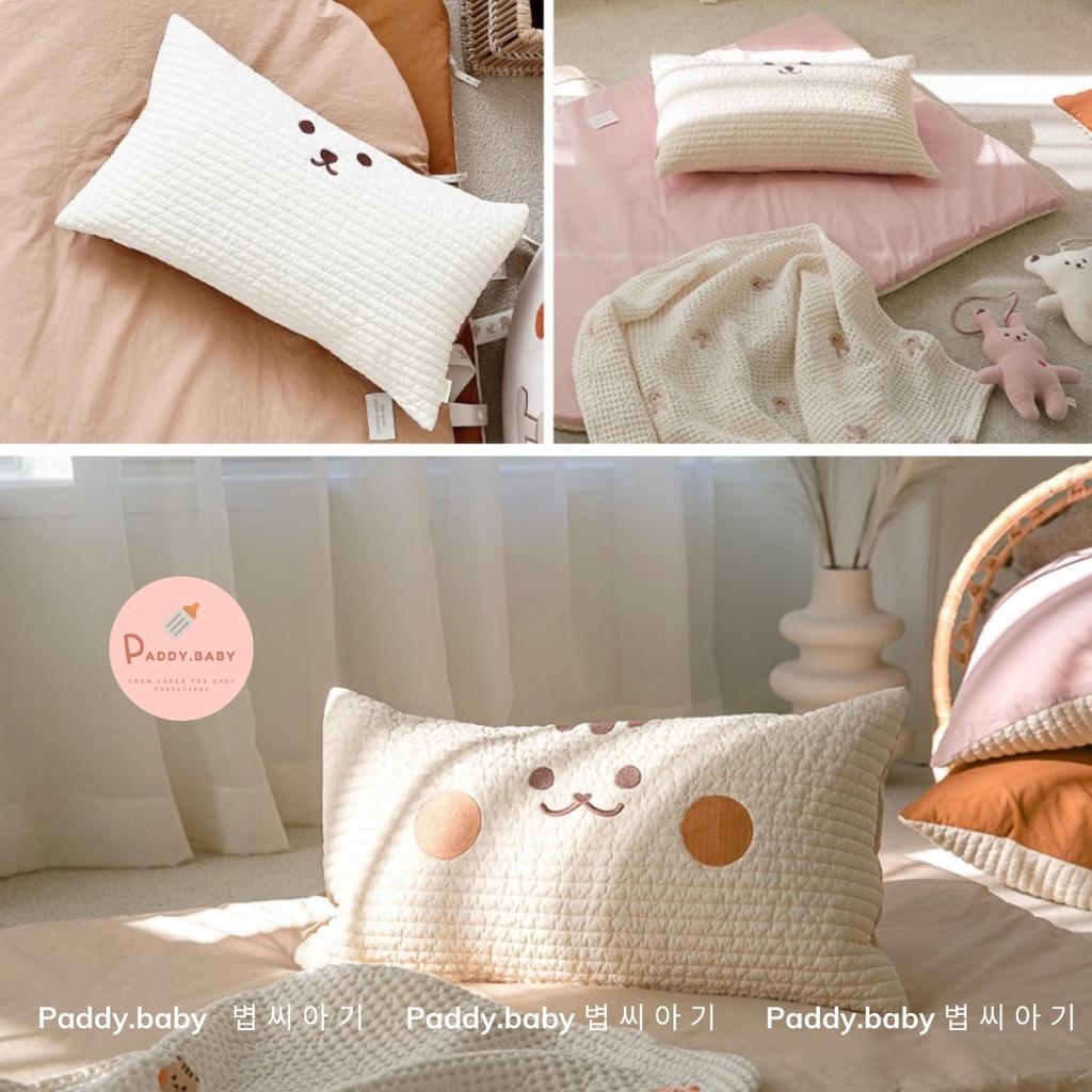 Gối kèm ruột Quilting thêu Dottodot Malolotte Hàn Quốc cho bé - made in korea &lt;có sẵn