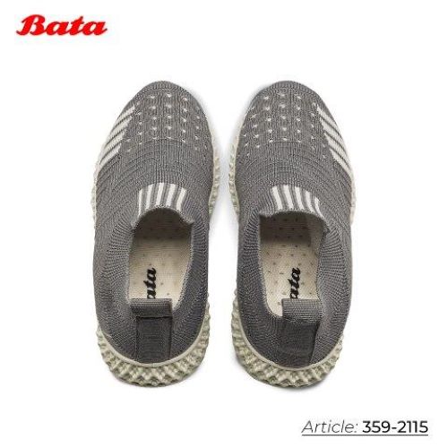 Giày sneaker trẻ em Thương hiệu Bata màu xám 359-2115