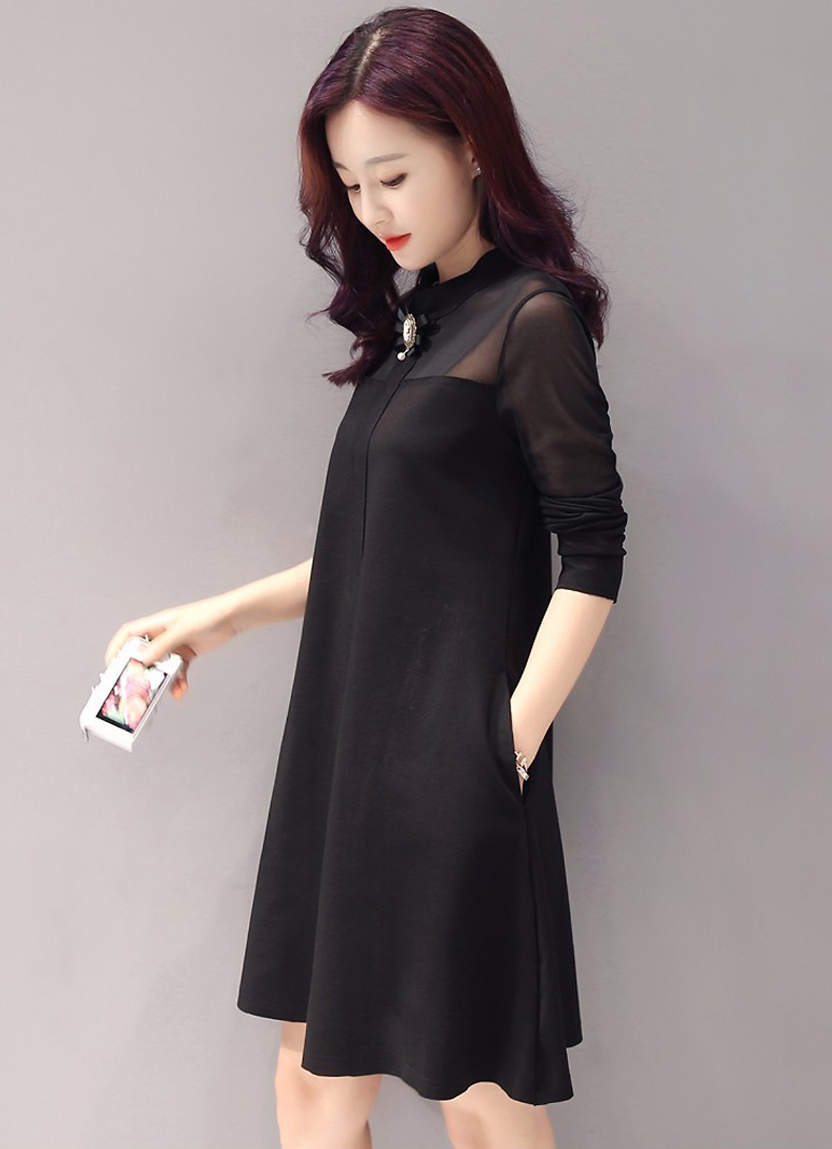 Đầm suông kèm phụ kiện NT4175N