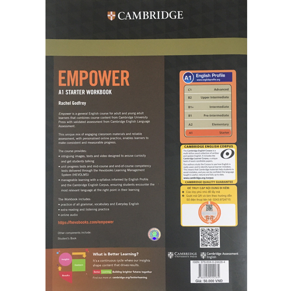 A1 - Empower starter workbook with online access