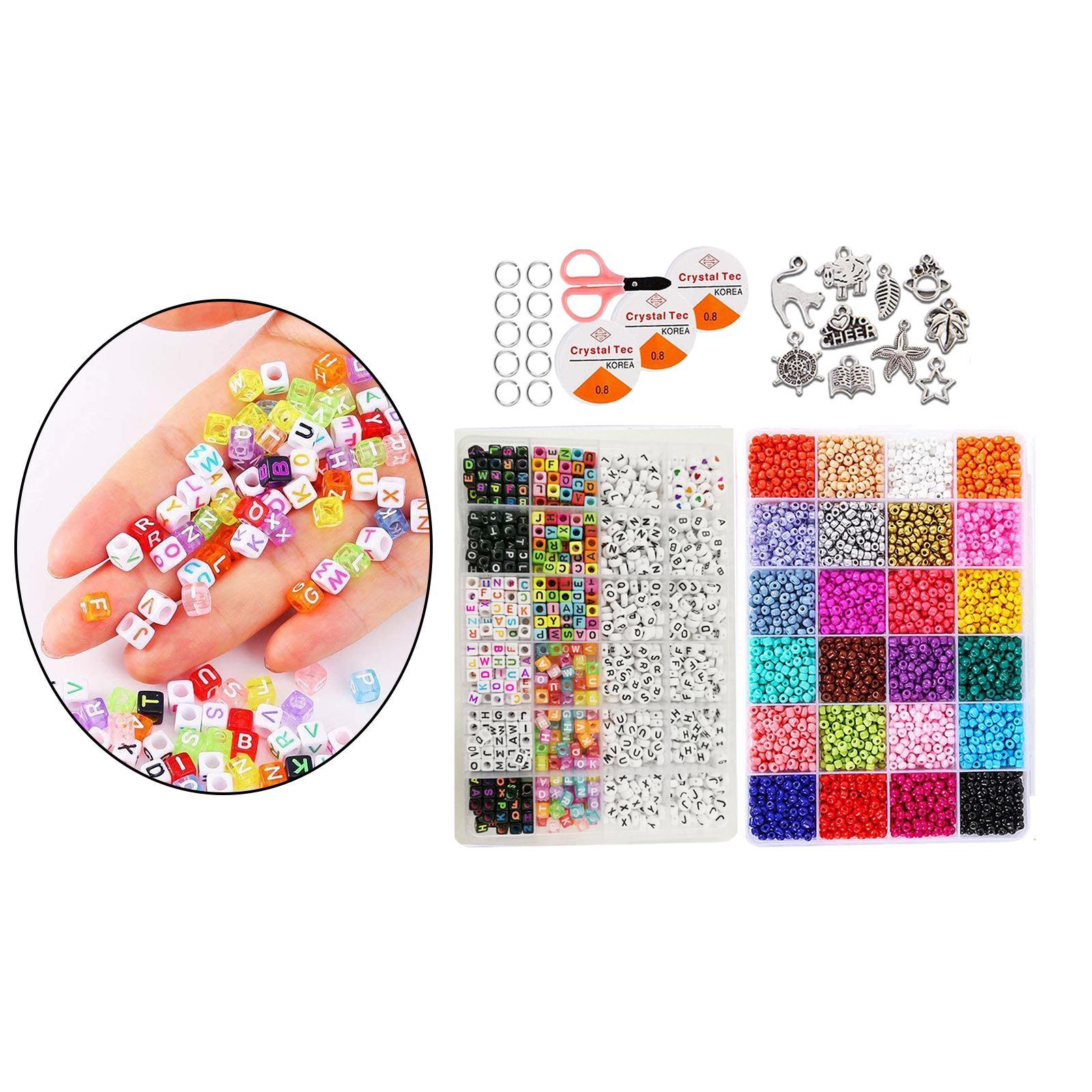 Glass Seed Beads Split Rings DIY Bracelets Necklace Jewelry Making Finding