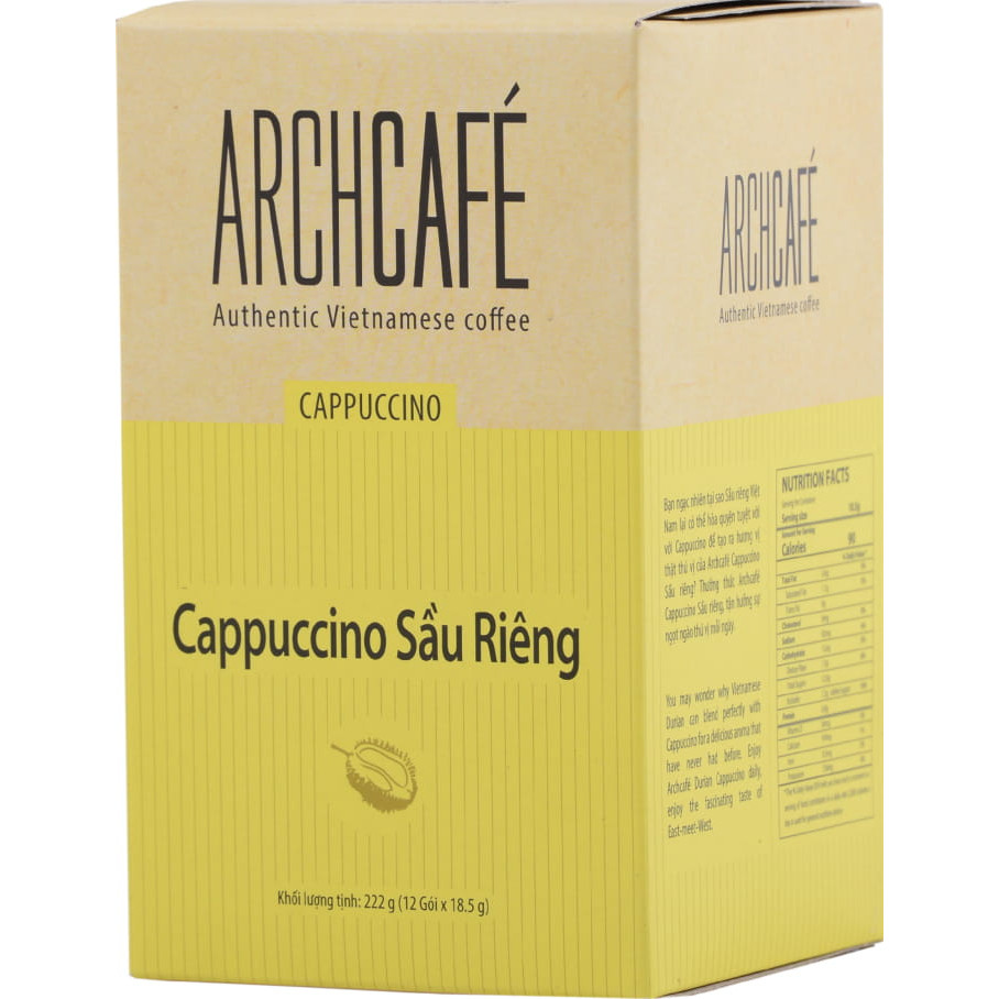Cà phê Archcafe Cappuccino Sầu Riêng