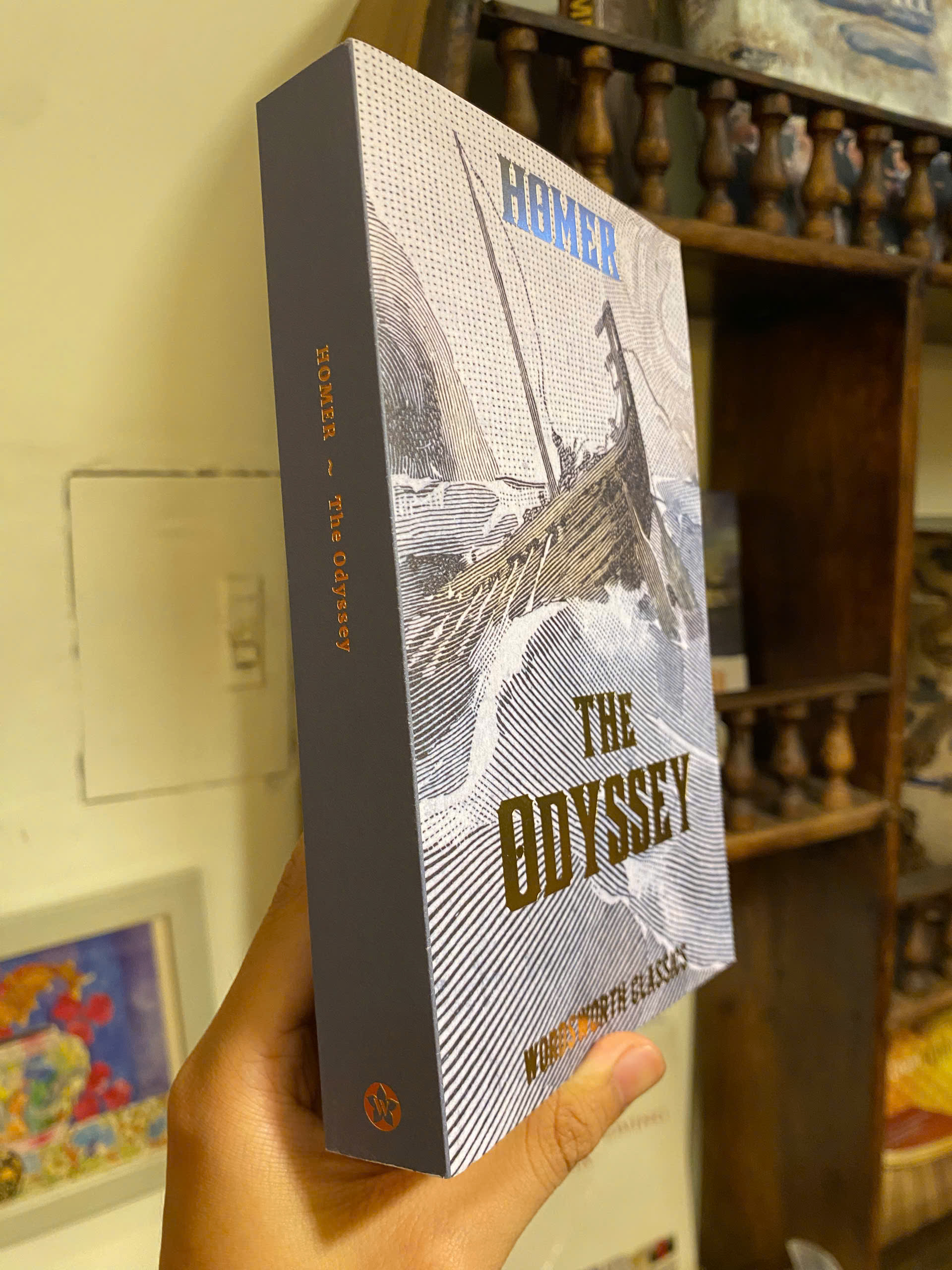 Sách - The Odyssey (Wordsworth Classics) by Homer | English Mythology Fiction Poem