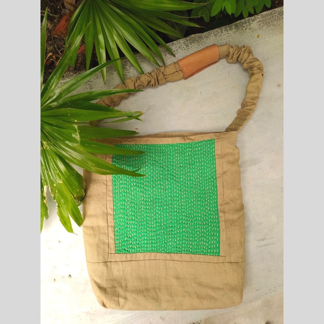 Túi Tote, Túi vải có khóa thiết kế riêng Nhà Mị Stitch ZEN Bag