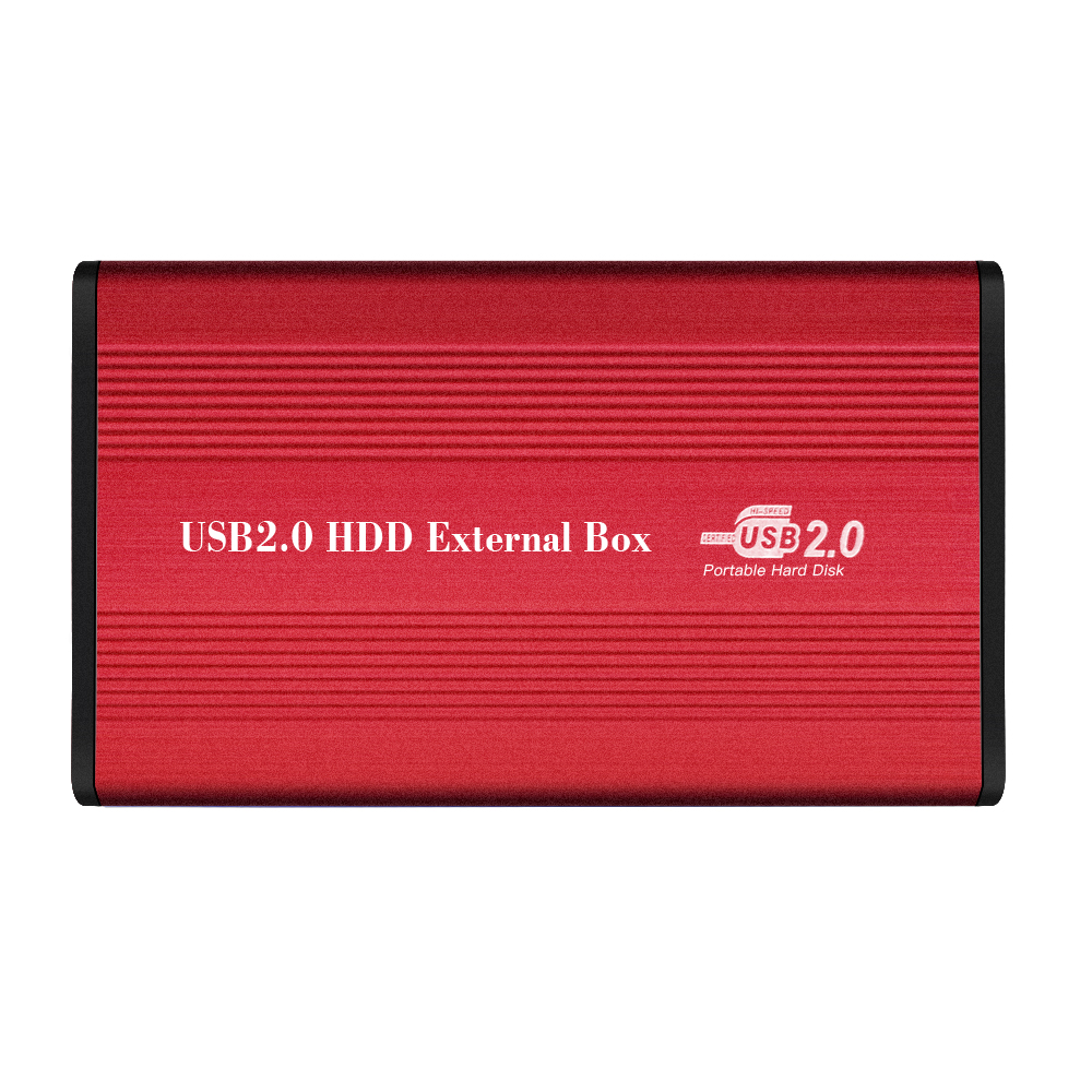 Hộp Đựng Đĩa Cứng Bằng Hợp Kim Nhôm USB2.0 Đến IDE Vỏ Ngoài Ổ Cứng IDE 2.5 Inch