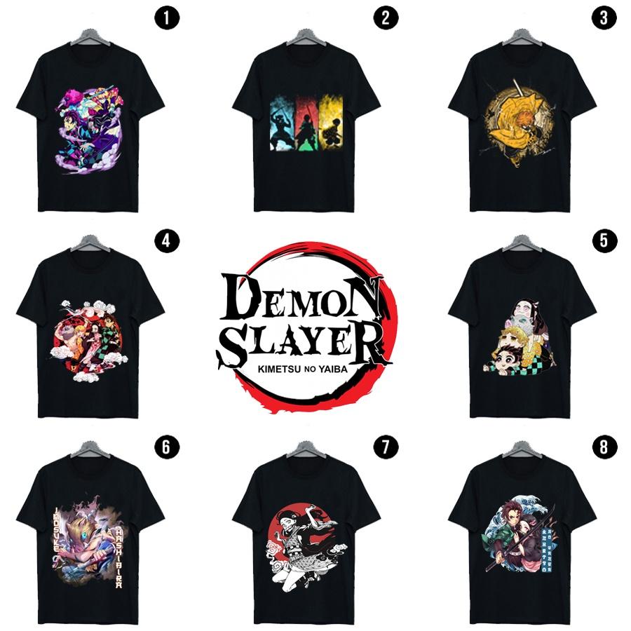 Áo thun Kimetsu no yaiba, áo phông anime Demon Slayer thun cotton mẫu mới cực chất giá rẻ | SANS STORE