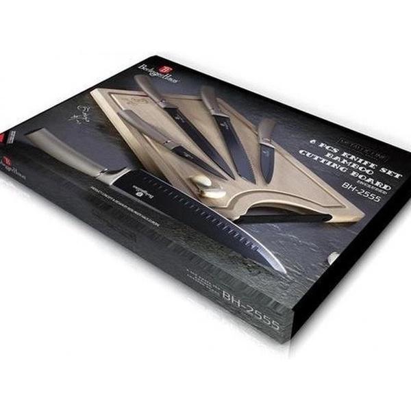 Bộ dao 5 món kèm thớt tre Berlinger Haus BH/2567, set 4 thớt tre Berlinger Haus BH/7213