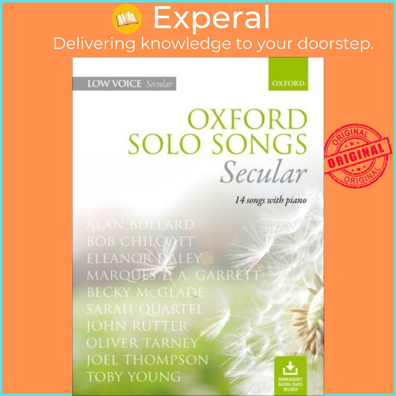 Sách - Oxford Solo Songs: Secular - 14 songs with piano by Oxford (UK edition, paperback)