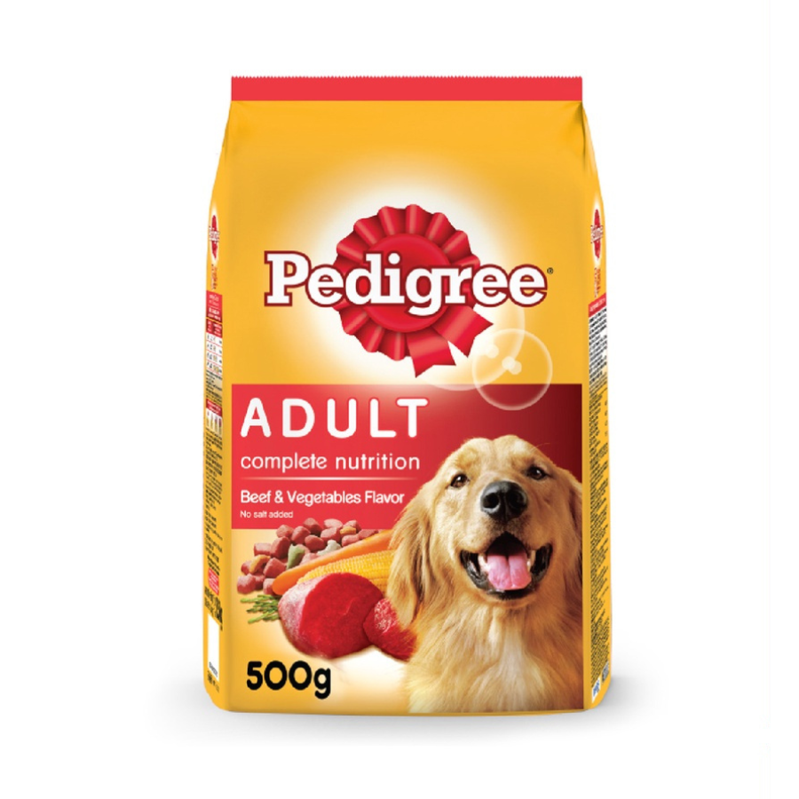 Đồ Ăn Cho Chó Vị Thịt Bò Và Các Loại Rau Củ Pedigree Dạng Túi 500g