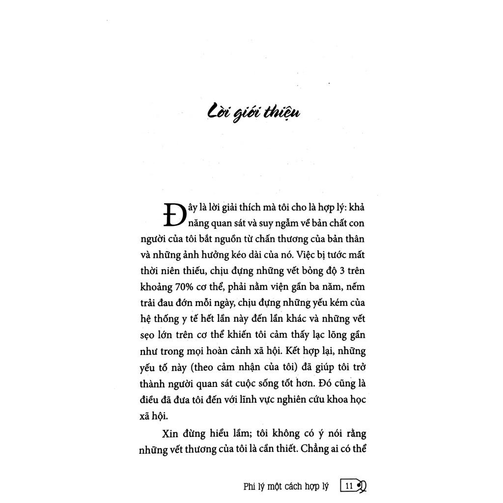 Phi Lý Một Cách Hợp Lý (Tác giả Dan Ariely Giải đáp những câu hỏi xoay quanh cơ chế tâm lý của mỗi chúng ta) - Bản Quyền