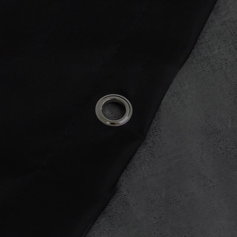 Rèm Nhà Tắm, Phòng Tắm Không Thấm Nước Vải Polyester, Họa Tiết Màu Đen