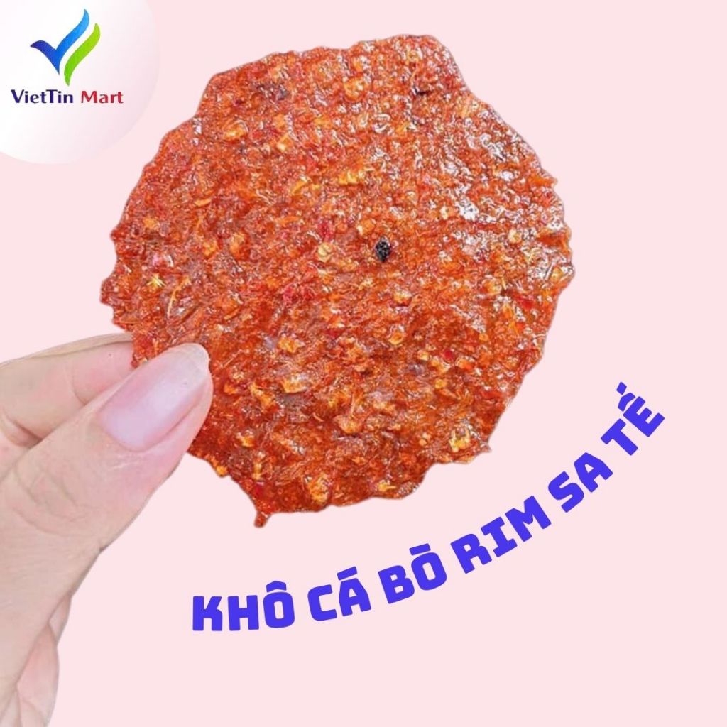 1 Xâu Khô Cá Bò Rim Sate Ép Miếng Viettin Mart 80g