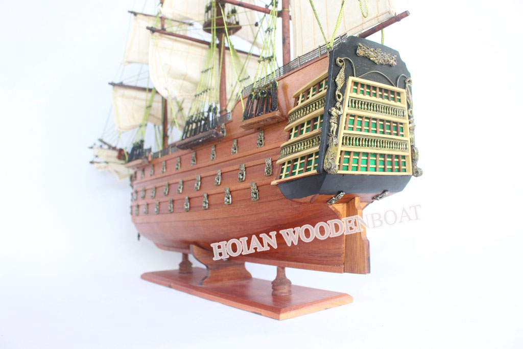 Mô hình thuyền buồm gỗ HMS Victory 50cm - wooden ship