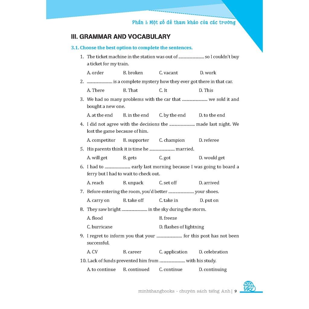 Luyện Chuyên Sâu Bộ Đề Thi Tiếng Anh Vào Lớp 6 - ảnh 5
