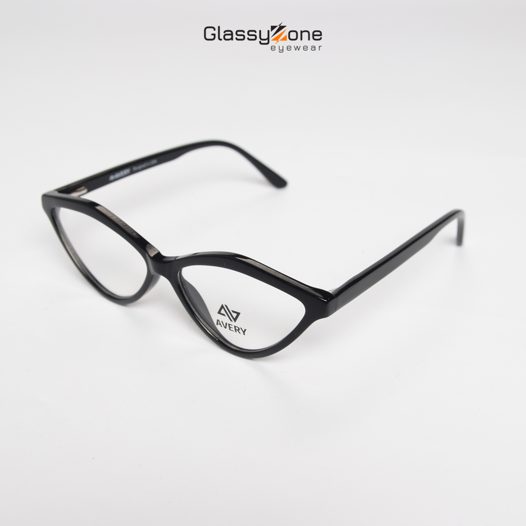 Gọng kính cận, Mắt kính giả cận Acetate Form mắt mèo Nữ Avery 30021 - GlassyZone