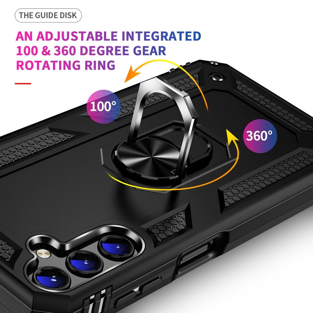 Ốp lưng cho Samsung A14 4G 5G chống sốc 2 lớp kèm nhẫn iring làm giá đỡ cho Samsung A14 5G 4G