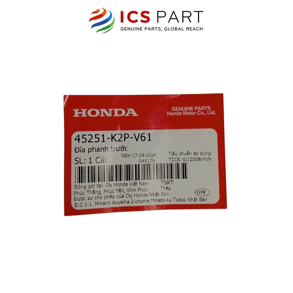 Đĩa phanh trước HONDA Winner X V3 2021 (45251K2PV61)