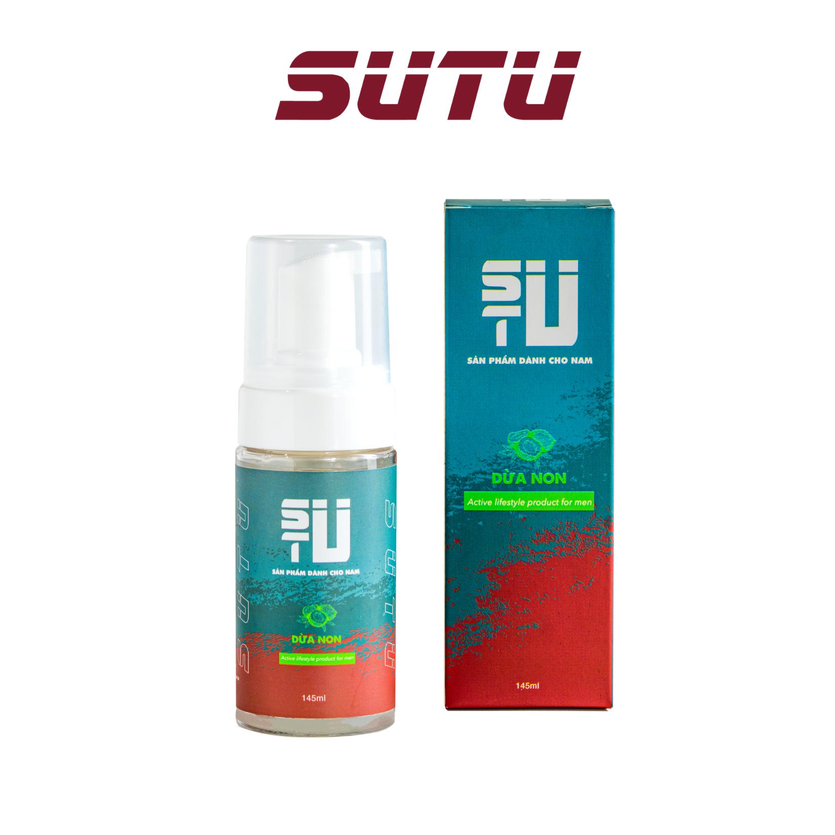 Dung Dịch Vệ Sinh Nam SuTu Gel Vệ Sinh Nam Dịu Nhẹ Lành Tính Hương Dừa Non 145ml