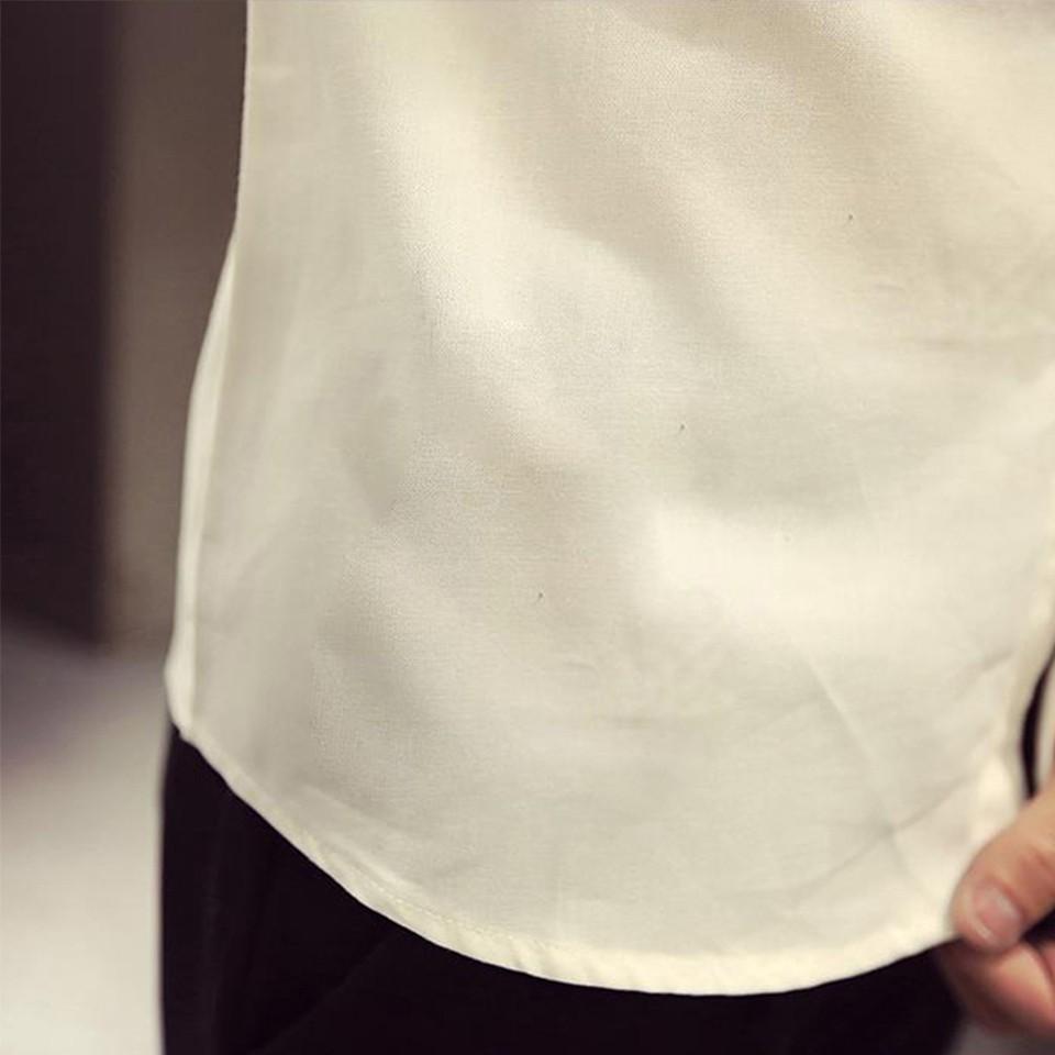 ÁO KAKI LỤA THÊU ONG