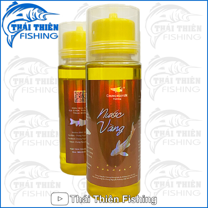 Nước Vàng Chung Nguyễn Fishing Làm Tăng Hương Vị Mồi, Kích Thích Cá Ăn Dùng Câu Cá Chép, Trắm Cỏ, Đen