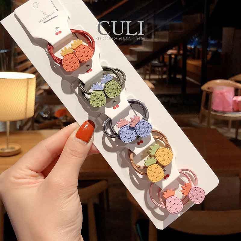 Set cột tóc hoạt hình, nhiều hình - màu siêu đáng yêu cho Bé gái