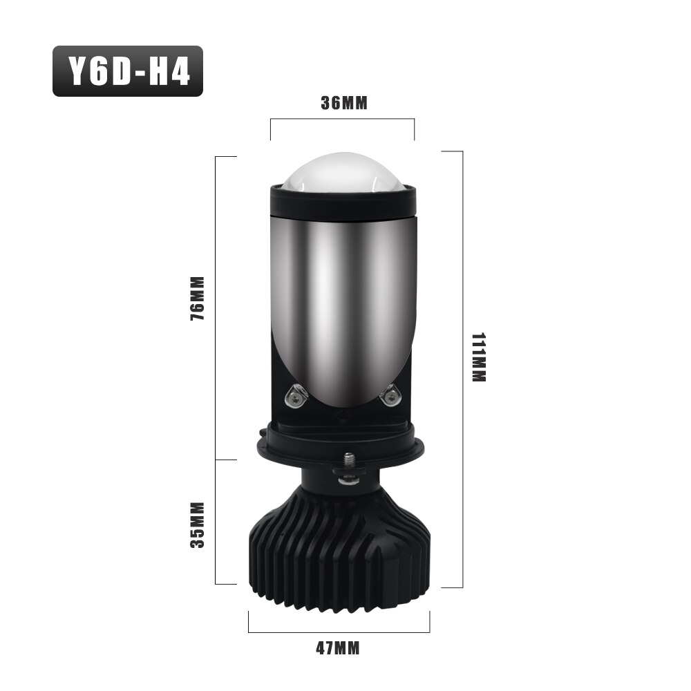 Đèn Pha LED Bi Cầu Mini Y6D 36W Chống Chói Mắt Green Networks Group