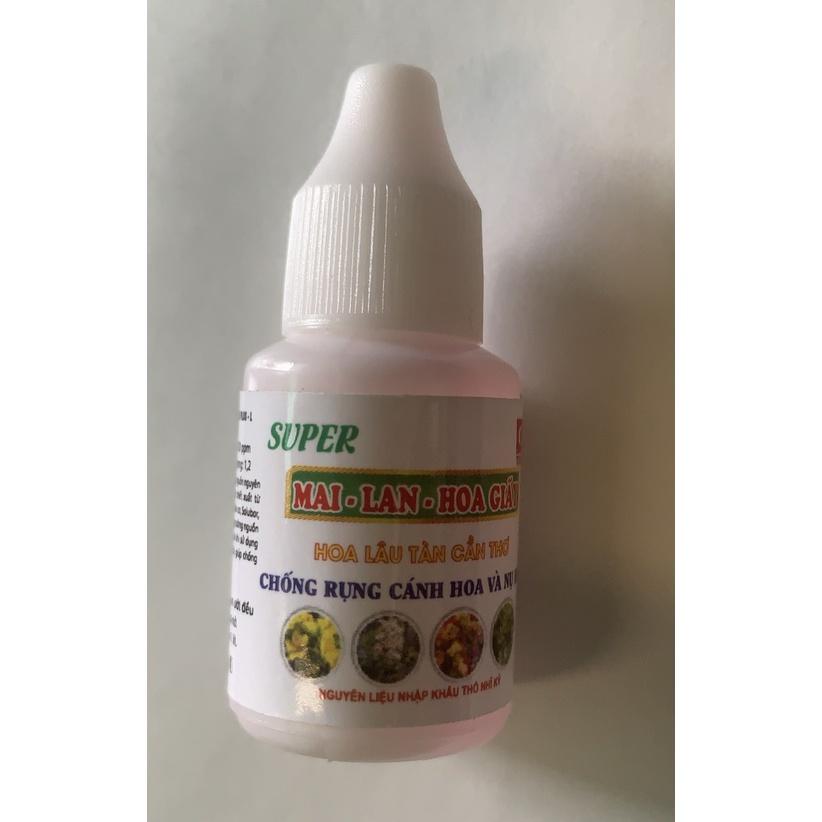 Chế phẩm giữ hoa mai hoa giấy hoa lan lâu tàn SUPER lọ 10ml