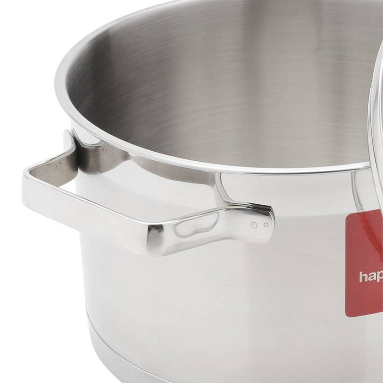 Nồi inox cao cấp 3 đáy nắp kiếng Happy Cook Richard Plus N20-RSP (20cm)