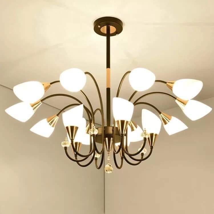 Đèn chùm 15 tay hoa