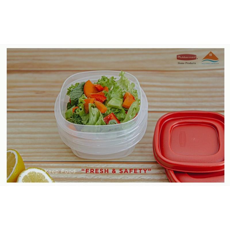 Set 3 hộp đựng thực phẩm RUBBERMAID Size 296ml