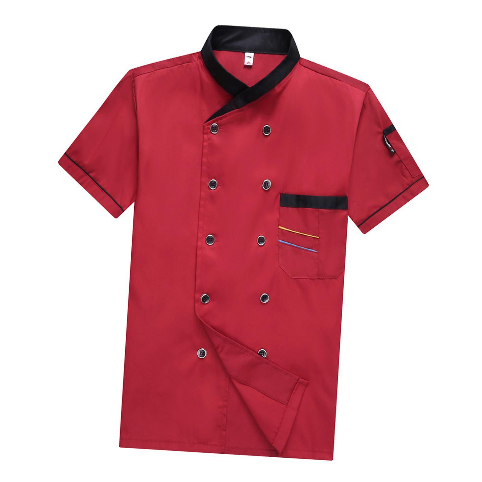 Jacket Shirt Coat Men Women Clothes Work Wear for Cafe Cooking M