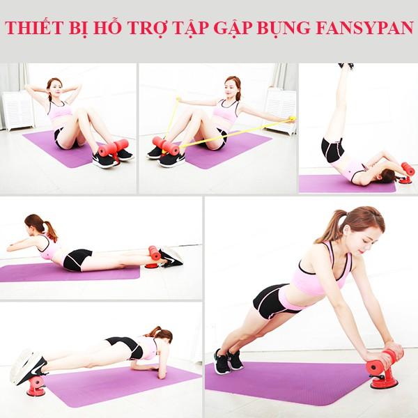 Dụng cụ Hỗ trợ tập Gym giảm mỡ bụng hình chữ T hút chân không