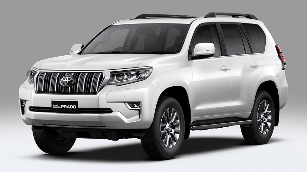 Logo chụp mâm, ốp lazang bánh xe ô tô Toyota Land Cruiser Prado