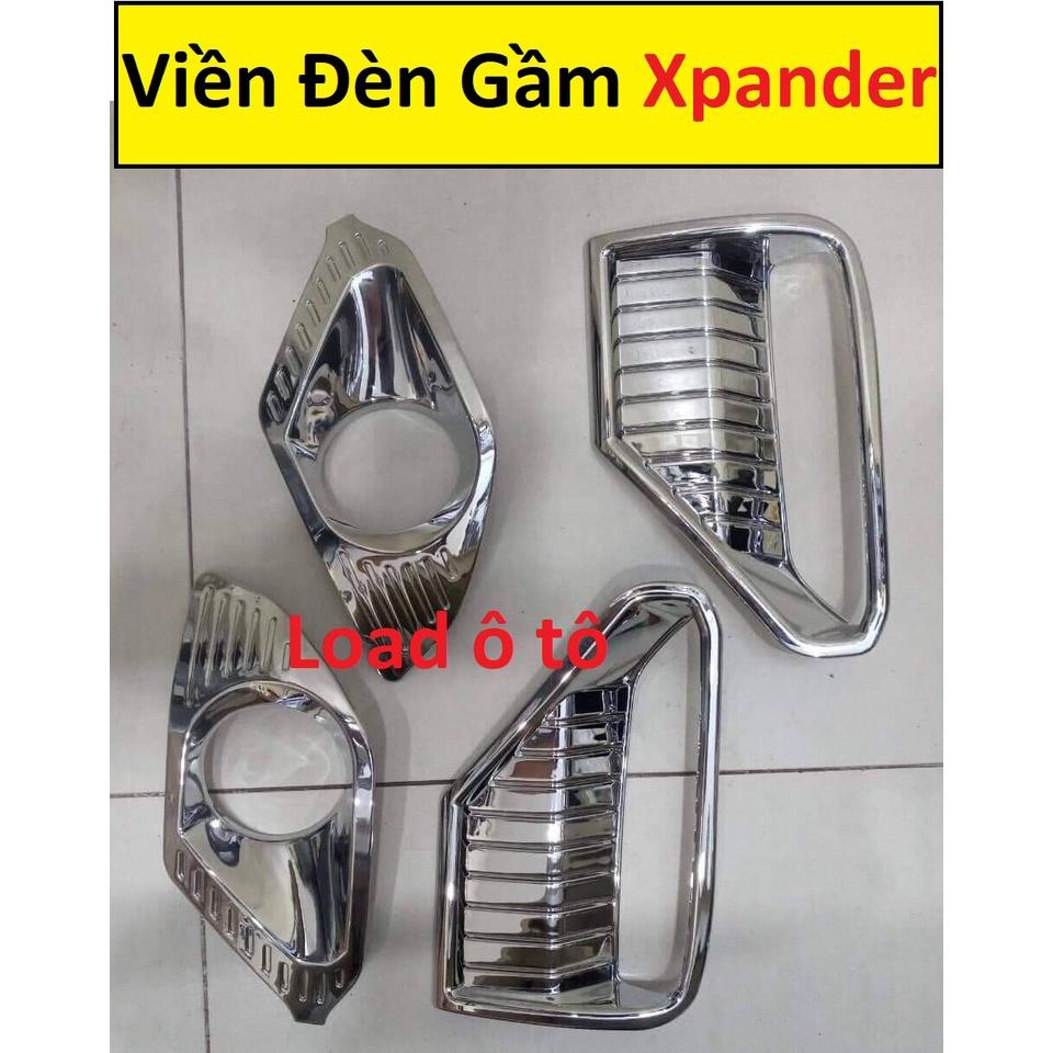 Ốp Viền Đèn Gầm Trước Sau Xe Mitsubishi Xpander 2023 Mẫu Mạ Crom Cao Cấp