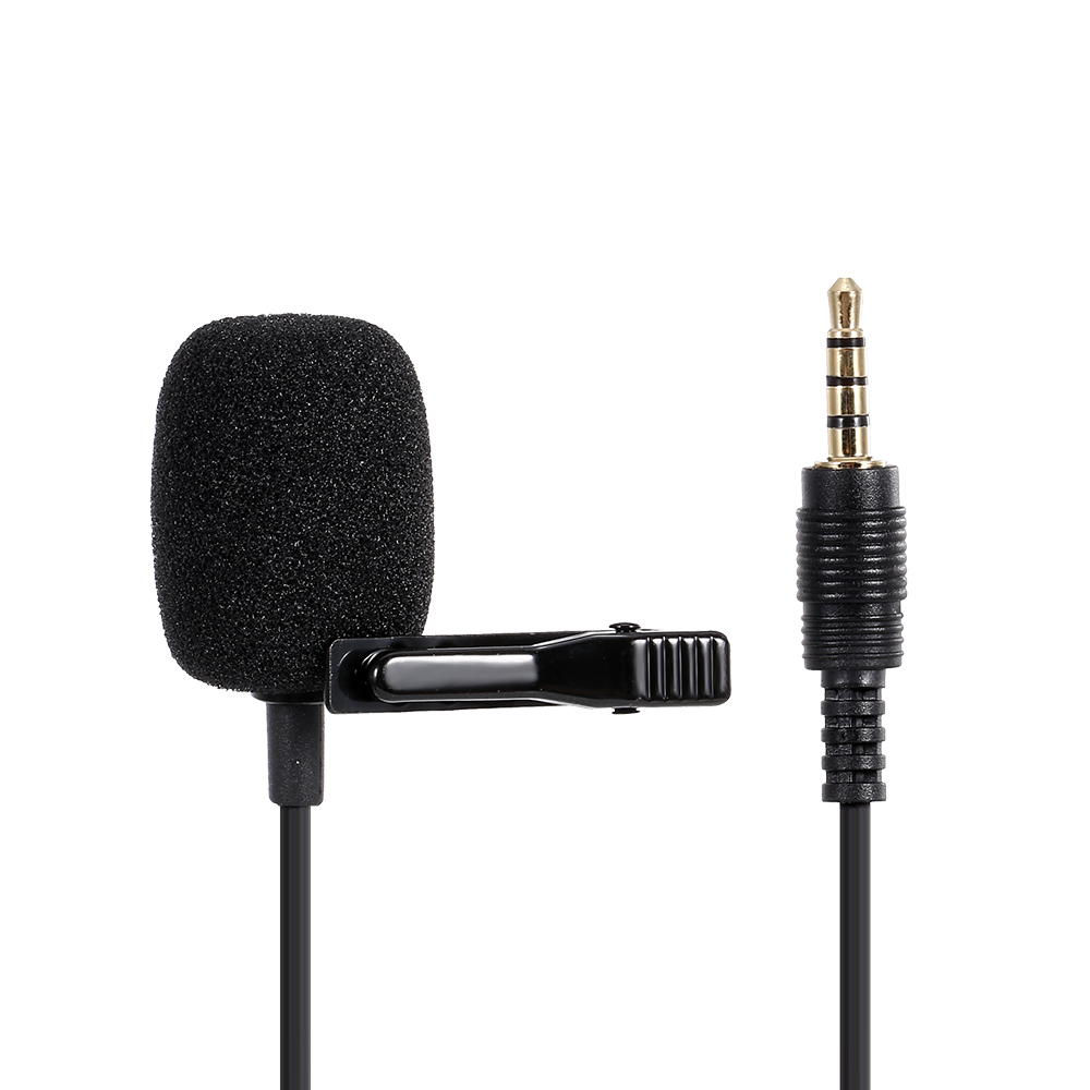 Micrô Tụ Điện Đa Hướng 3.5AUX LSValier Cho Ghi Video, Màu Đen