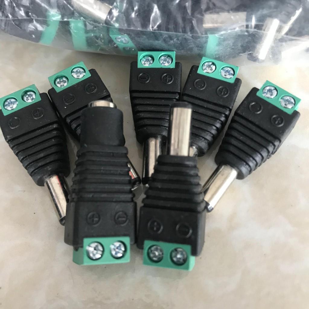 Rắc nối Nguồn DC 5v 12v 24v vặn vít nhỏ gọn tiện dụng dễ sử dụng, jack nối dc đực và cái tiện lợi hàng loại 1