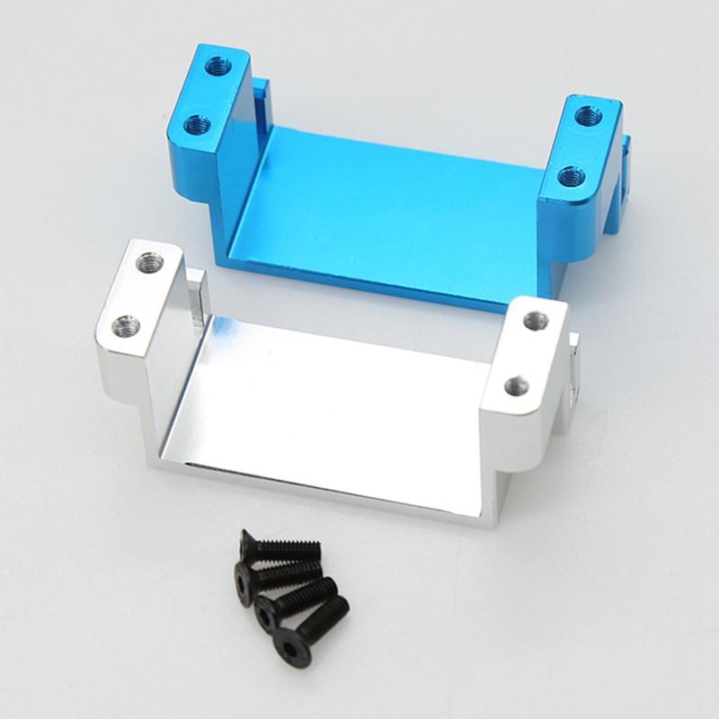 Đế gắn servo cố định bằng kim loại màu xanh dương cho xe hơi điều khiển từ xa Wltoys 104001 1/10