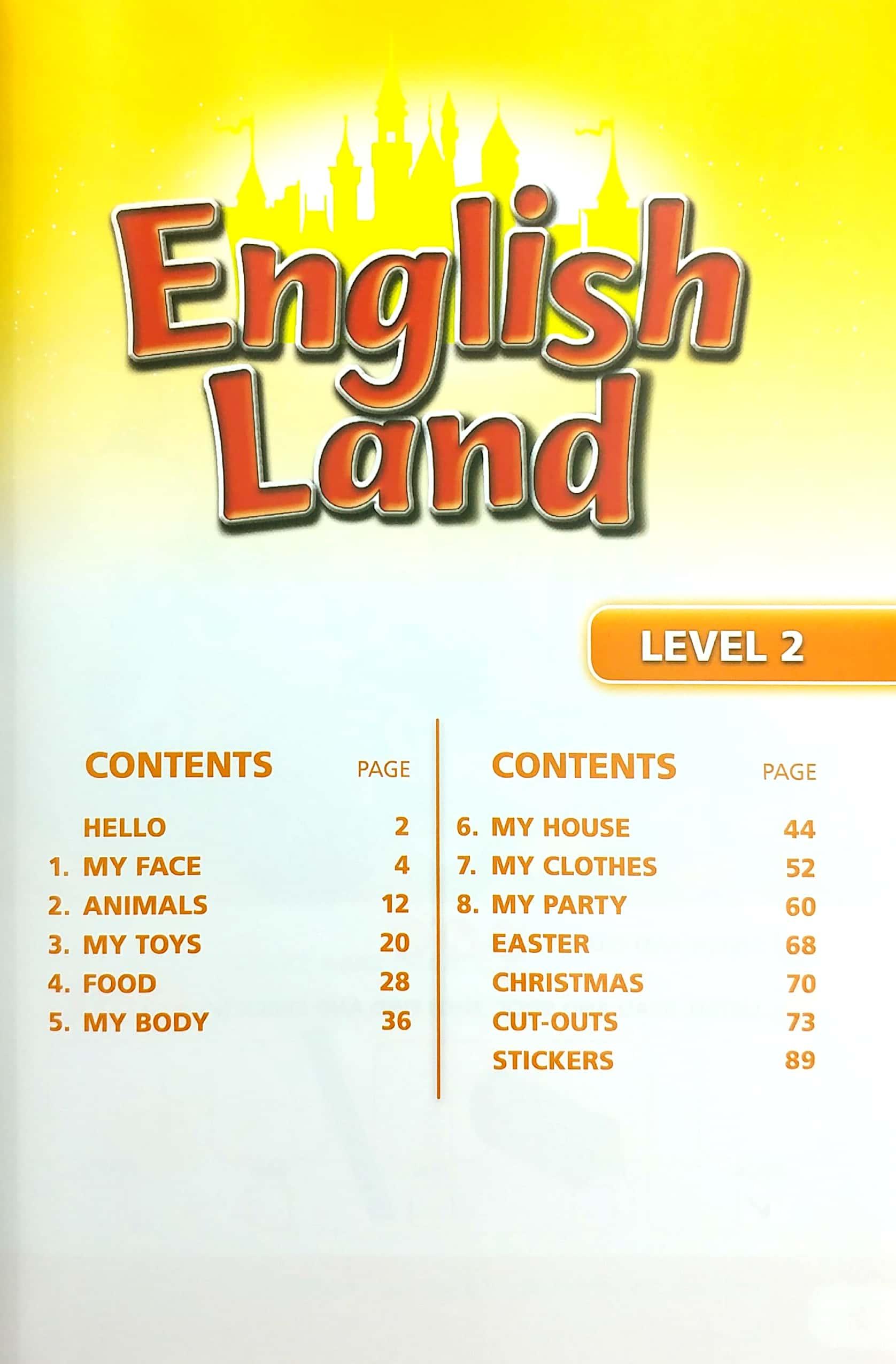 English Land (2nd Edition) Level 2: Student Book + Activity Book With CDs